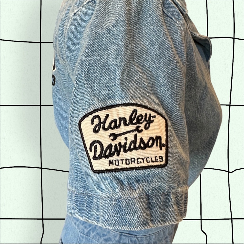 Harley-Davidson Denim Jumpsuit - Picture 5 of 10